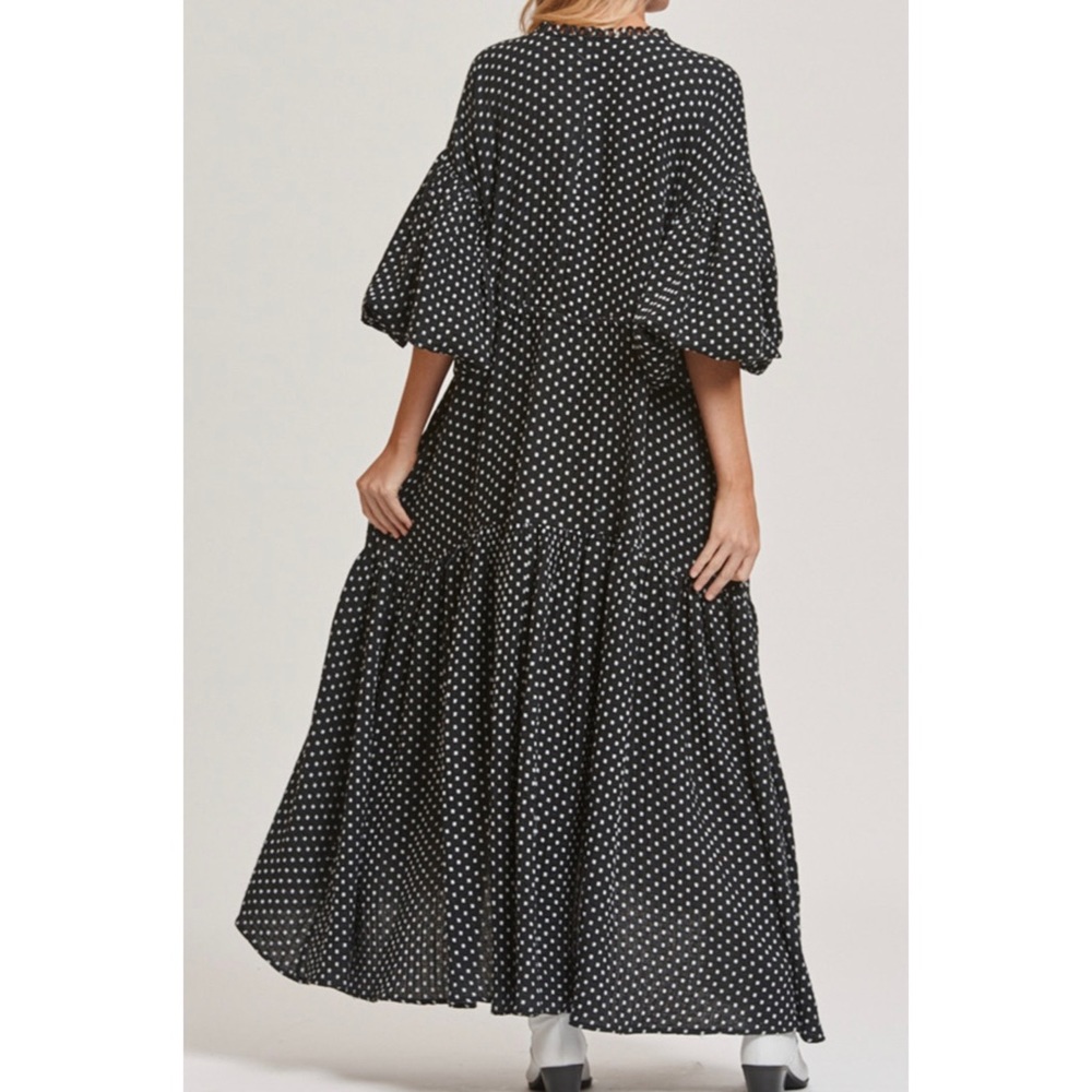 LAST 1- NO OFFERS - Bohemian Asymmetrical Dress - Picture 4 of 7